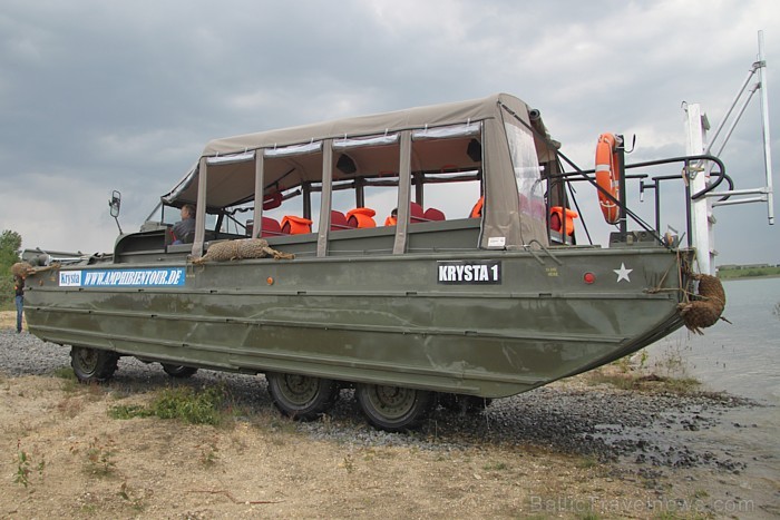 Leipzigi kutsub maa ja vee seiklus sõjalise amfiibsed kohta www.amphibientour.de